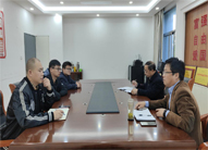 后勤管理处能源科约谈电梯维保单位负责人